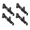 Yale Black Aluminium Securistay Window Stay - 4 Pack