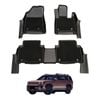 AUSGO Double-Layer Car Floor Mats for Hyundai Santa Fe 7-Seat 2024-Onwards All-Weather Floor Liners