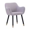 Modern Furniture AILIN Armchair 62x57.5cm - Grey Veloutine