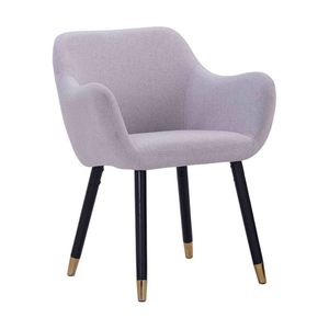 Modern Furniture AILIN Armchair 62x57.5cm - Grey Veloutine