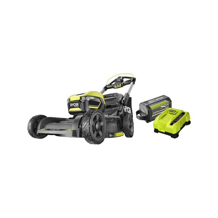 Ryobi 36V HP 53cm 6.0Ah Brushless Lawn Mower Kit