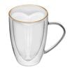 Amour Clear Double Walled Drinking Glass/Mug/Jug