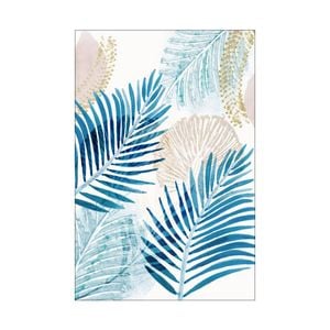 Artey | Bluish Palm III - Stretched Canvas - Stretched Canvas - 80 x 120 cm