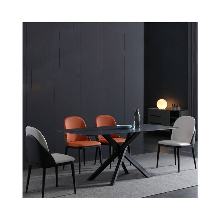 Modern Furniture KIANA Sintered Stone Dining Table - 180cm - Black