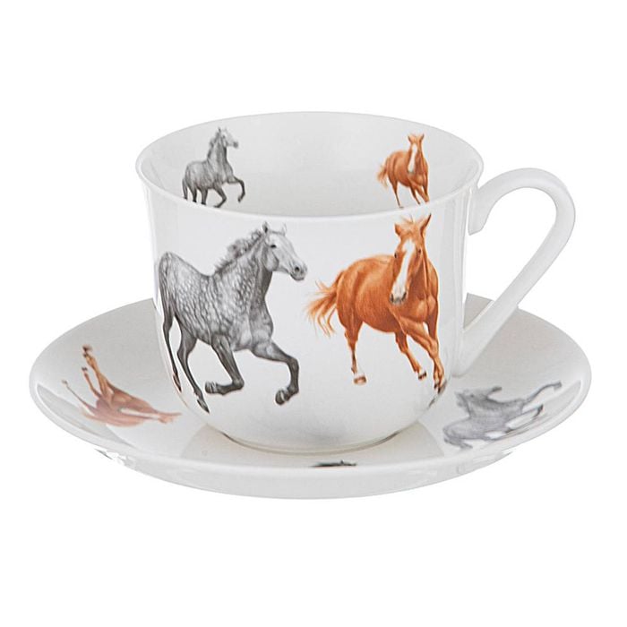 Ashdene Horses Charlotte Cup & Saucer