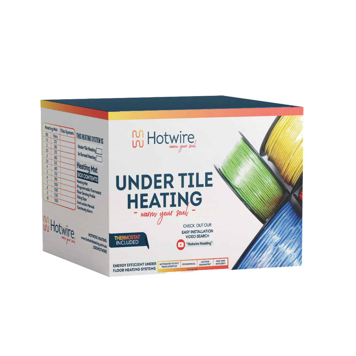 Hotwire 17.9-21.4m2 3000w Undertile Heating Kit - Bunnings Australia