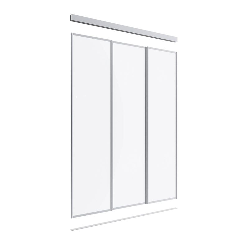 Lugna 2400 x 1800mm 3 Door Glass Opti-Panel Package