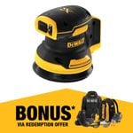 DeWALT 18V 125mm Brushless XR Random Orbital Sander - Skin Only
