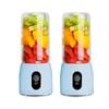 SOGA 2X USB Rechargeable Mini Juicers – Blue