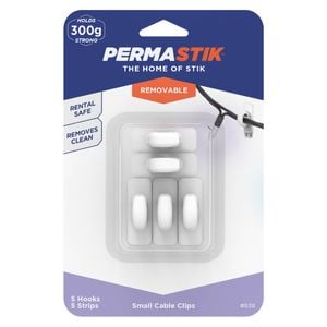 Permastik Small Cable Clips - 5 Pack