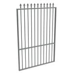 ProtectorAl 800 - 1200 x 1800mm Monument Aluminium Spear Top Pool Gate With Mid Rail