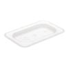 Vogue Gastronorm Lid Gn 1/9 Clear Polycarbonate Commercial Kitchen Storage