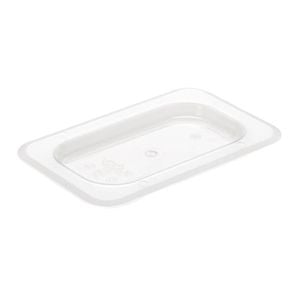 Vogue Gastronorm Lid Gn 1/9 Clear Polycarbonate Commercial Kitchen Storage