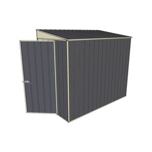 Build-A-Shed 1.2 x 2.3 x 2.0m Skillion No Side Doors Shed - Grey