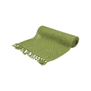 J.elliot Home Rowan 37x180cm Jute Table Runner - Bayleaf