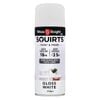 White Knight 310g White Gloss Squirts Spray Paint - White Gloss
