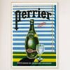 Galrie Perrier Blinds 1956 Vintage Advertising Poster - Perfect for Home Decor, Wood Frame, 70 x 100cm (28 x 40inch)