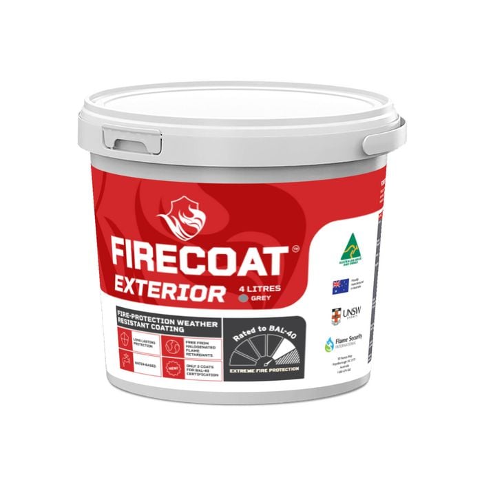 Firecoat 4L Grey Exterior Fire-Retardant Undercoat