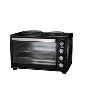Benchtop Oven With Dual Hotplates 30l 50.5x36.3x33.1cm Maxim
