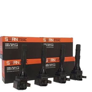 4-Pack SWAN Ignition Coil for Daihatsu Sirion Terios YRV (1.3L)
