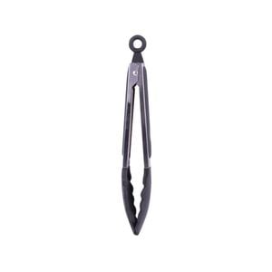 2pcs Stainless Steel & Silicone Tongs Charcoal