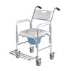 MediPro Commode Chair Bathroom Bedside Foldable Toilet Chair Shower Seat