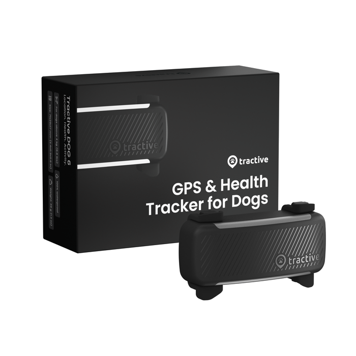 Tractive Dog 6 Black - Real-Time GPS Tracker