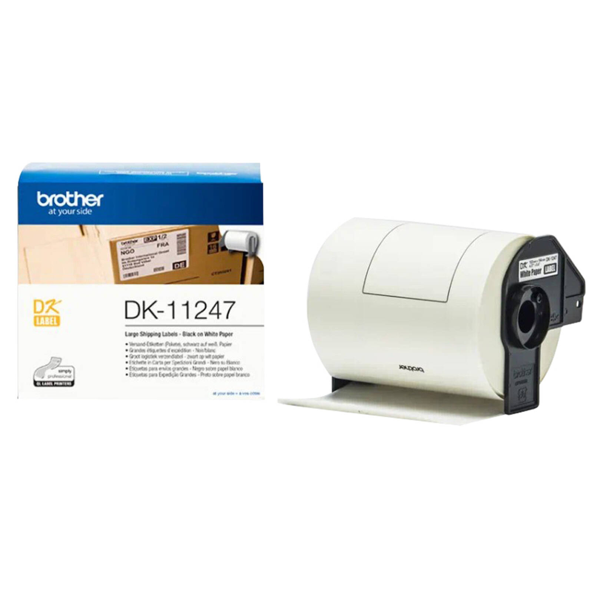 Brother Large White Shipping Labels, 103mm - Bunnings Australia