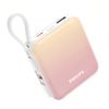 Philips 10000mAh 22.5W Power Bank 2 in 1 Pocket Size Portable Charger-Pink