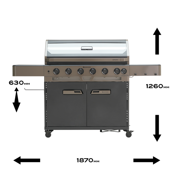 Matador Spark 6 Burner Gas BBQ Bunnings Australia