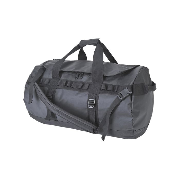 70L Waterproof Travel Duffle Gym Bag Overnight Travel Luggage - Black