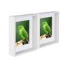 Nicola Spring 8" X 10" 3d Deep Box Photo Frames With White 5" X 7" Mount - Pack Of 2
