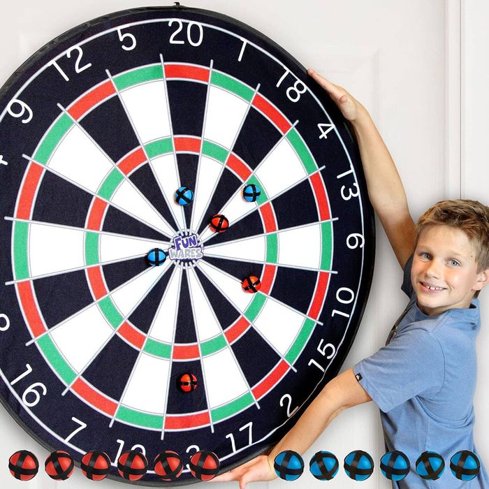 Giant 90cm Diameter Pop-Out Velcro Darts Set