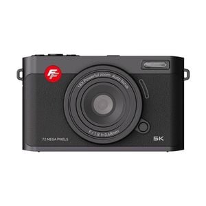 Firefly Pixus Deluxe Digital Compact Camera Portable Stylish - Black