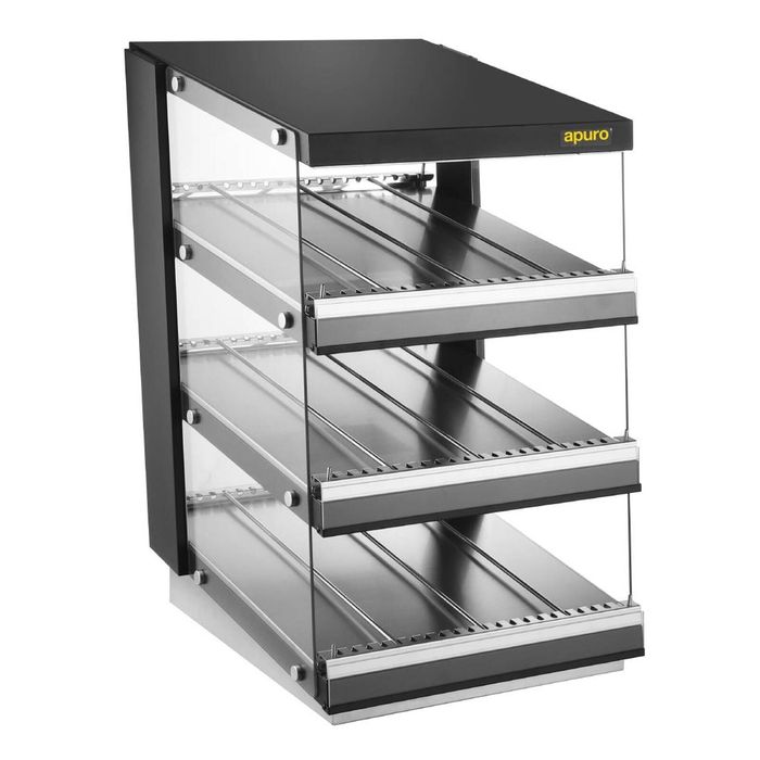 Apuro Sloped Chute Food Warmer 3 Shelf - HW926-A