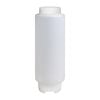 Vogue Rotation Squeeze Bottle Clear 570ml Commercial Kitchen Sauce Dispenser