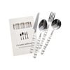 4 Piece Stainless Steel Pearl Handle Flatware Cutlery Set Come with Giftbox