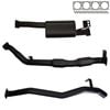 Ignite Exhausts Turbo Back For Toyota Landcruiser 76 Series V8 Wagon 3" Cat With Muffler 409 Stainless Steel