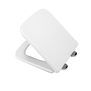 Croydex Flexi-Fix Leven Soft-Close White Square Toilet Seat