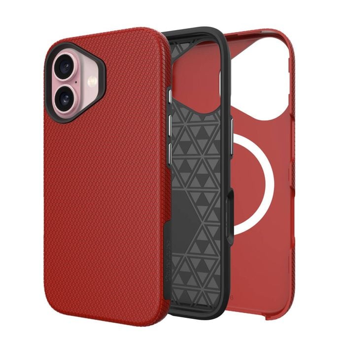 Icoverlover For Iphone 17 Case Compatible With Magsafe Shockproof Cover Red