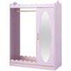 Costway Kid Wardrobe Clothes Closet Full Length Mirror Play Bedroom