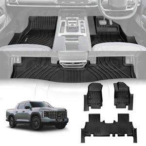 Floor Mats for LDV Terron 9 Dual Cab 2025-Onwards with Door Sill Car Waterproof Liner