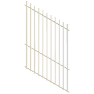ProtectorAl 350 - 1200 x 1800mm Surfmist Raked 16-30º Batten Pool Fence Panel