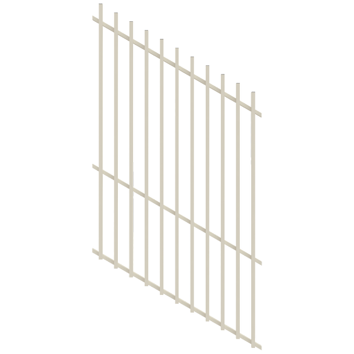 ProtectorAl 350 - 1200 x 1800mm Surfmist Raked 16-30º Batten Pool Fence Panel
