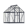 Maze 6' x 6' Hybrid Greenhouse - Grey Frame