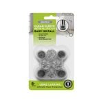 Slipstick 16mm To 19mm Clear Sleeve Felt Floor Protection - 8 Pack