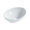 Mondella 400 x 340mm Gloss White Rumba Oval Basin