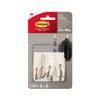 Command Medium Cream Speckle Wire Adhesive Hook - 6 Pack