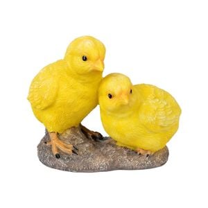 Northcote Pottery 7 x 11.5cm Chick Pair Statue