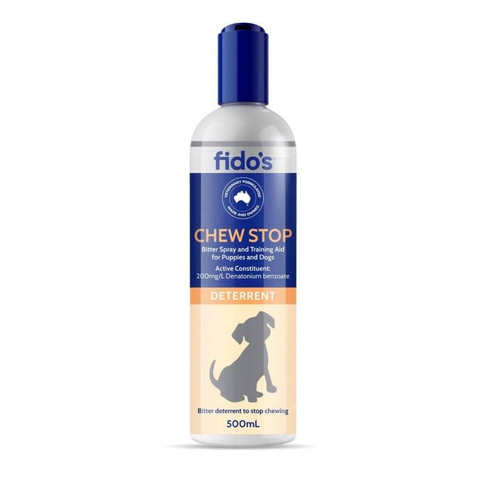 Fidos Dog Deterrent Behaviour Training Aid Chew Stop Spray 500ml